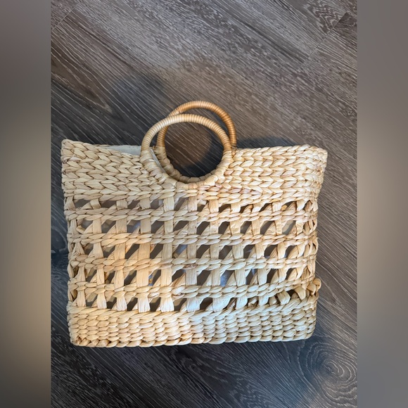 T.J.Maxx Handbags - Straw Tote Bag